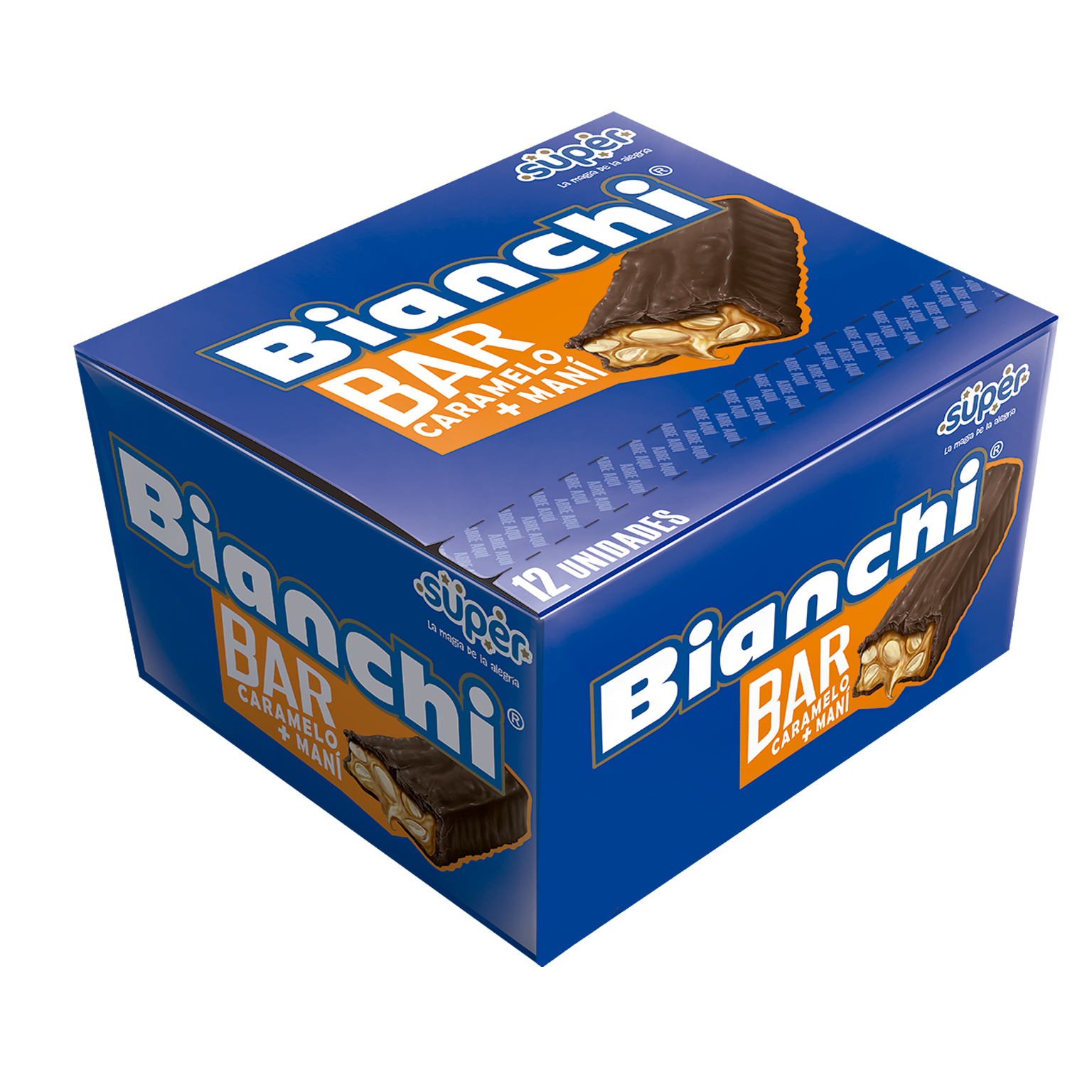 Deliciosa barra rellena de caramelo y maní cubierta con fascinante sabor a chocolate, porción ideal para tus piñatas, fiestas, snacks, baby shower, halloween e incluso para vender una a una